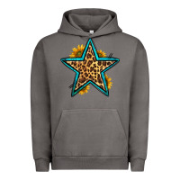 Pigment Tornado western leopard star Urban Hoodie - HRA Design Shop
