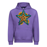 Tulip western leopard star Urban Hoodie - HRA Design Shop