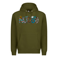 Army Green nurse Premium Hoodie - CowhideDigitalArt