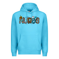 Ocean Blue nurse Premium Hoodie - CowhideDigitalArt