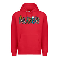 Red nurse Premium Hoodie - CowhideDigitalArt