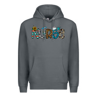 Rock nurse Premium Hoodie - CowhideDigitalArt