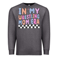 Charcoal Heather in my wrestling mom era Premium Sweatshirt - MaliasSmallBusiness