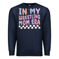 Navy in my wrestling mom era Premium Sweatshirt - MaliasSmallBusiness