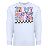 White in my wrestling mom era Premium Sweatshirt - MaliasSmallBusiness