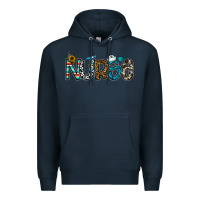 Navy nurse Premium Hoodie - CowhideDigitalArt
