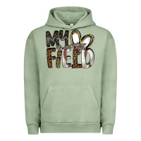 Pigment Oil Green my is on that field Urban Hoodie - RacoonDesign