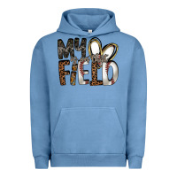Pigment Pebble Blue my is on that field Urban Hoodie - RacoonDesign