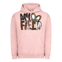 Pigment Salmon my is on that field Urban Hoodie - RacoonDesign