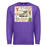 Purple hunting life Premium Sweatshirt - MaliasSmallBusiness
