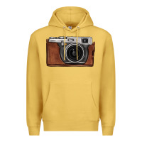 Antique Gold vintage camera Premium Hoodie - FaDigitalArtStudio