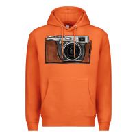 Carrot vintage camera Premium Hoodie - FaDigitalArtStudio