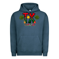 Pigment Midnight Navy texas summer Urban Hoodie - CowhideDigitalArt