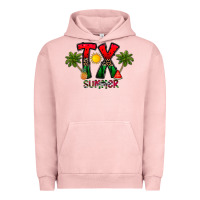 Pigment Salmon texas summer Urban Hoodie - CowhideDigitalArt