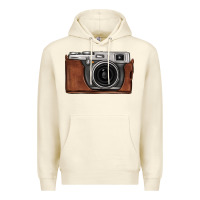 Sandshell vintage camera Premium Hoodie - FaDigitalArtStudio