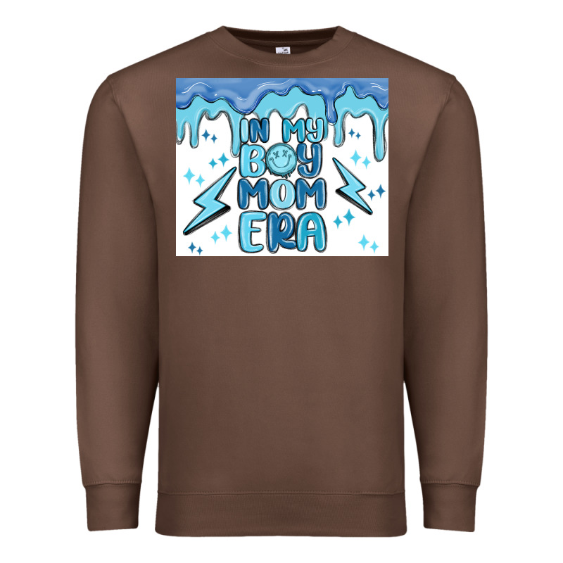 In My Boy Mom Era Premium Sweatshirt by MaliasSmallBusiness | Teevron
