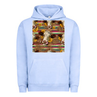 Pigment Grape Ice western hereford cattle seamless pattern Urban Hoodie - HRA Design Shop