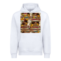 White western hereford cattle seamless pattern Urban Hoodie - HRA Design Shop