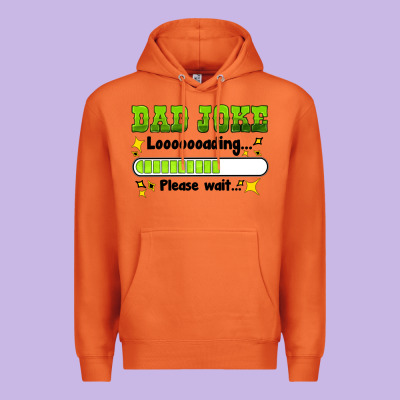 Dad Joke Loading Please Wait Premium Hoodie Designed By Hra Design Shop
