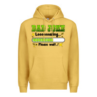 Antique Gold dad joke loading please wait Premium Hoodie - HRA Design Shop