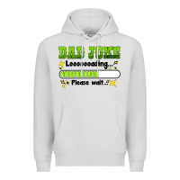 Dove Grey dad joke loading please wait Premium Hoodie - HRA Design Shop