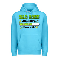 Ocean Blue dad joke loading please wait Premium Hoodie - HRA Design Shop