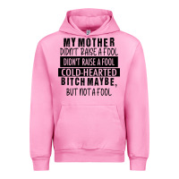Fuchsia Pink my mother black Urban Hoodie - RacoonDesign