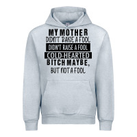 Heather Grey my mother black Urban Hoodie - RacoonDesign