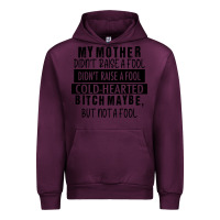 Mauve Wine my mother black Urban Hoodie - RacoonDesign
