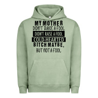 Pigment Oil Green my mother black Urban Hoodie - RacoonDesign