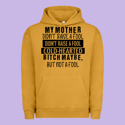 My Mother Black Urban Hoodie Designed By Racoondesign