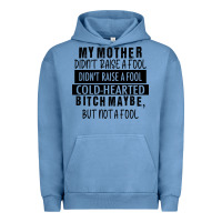 Pigment Pebble Blue my mother black Urban Hoodie - RacoonDesign