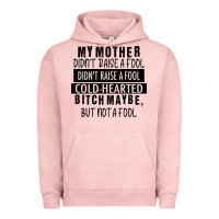Pigment Salmon my mother black Urban Hoodie - RacoonDesign