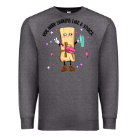 Charcoal Heather out here looking like a snack Premium Sweatshirt - MaliasSmallBusiness