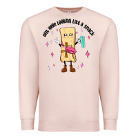 Pale Pink out here looking like a snack Premium Sweatshirt - MaliasSmallBusiness