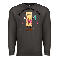 Smoke out here looking like a snack Premium Sweatshirt - MaliasSmallBusiness