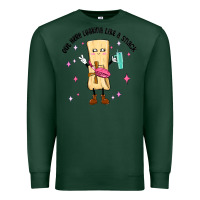 Sports Green out here looking like a snack Premium Sweatshirt - MaliasSmallBusiness