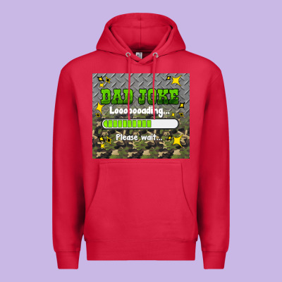 Dad Joke Loading Please Wait Premium Hoodie Designed By Hra Design Shop