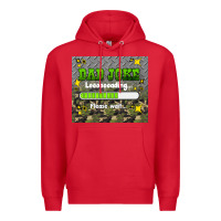 Red dad joke loading please wait Premium Hoodie - HRA Design Shop