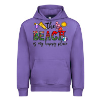 Tulip the beach is my happy place Urban Hoodie - CowhideDigitalArt