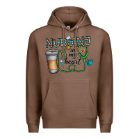 Chestnut nursing İn my heart Premium Hoodie - CowhideDigitalArt