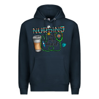 Navy nursing İn my heart Premium Hoodie - CowhideDigitalArt