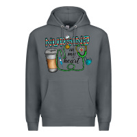 Rock nursing İn my heart Premium Hoodie - CowhideDigitalArt