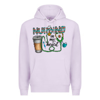 Lilac nursing İn my heart Premium Hoodie - CowhideDigitalArt