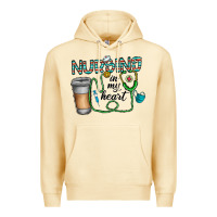 Pina Colada nursing İn my heart Premium Hoodie - CowhideDigitalArt