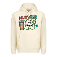 Sandshell nursing İn my heart Premium Hoodie - CowhideDigitalArt