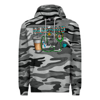 Slate Camo nursing İn my heart Premium Hoodie - CowhideDigitalArt