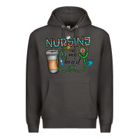 Smoke nursing İn my heart Premium Hoodie - CowhideDigitalArt