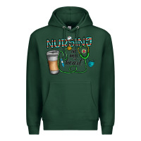 Sports Green nursing İn my heart Premium Hoodie - CowhideDigitalArt