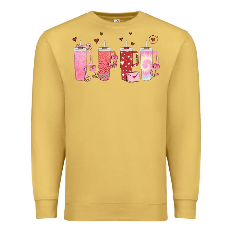 Obsessive Cup Disorder Valentines Day Premium Sweatshirt by MaliasSmallBusiness | Teevron